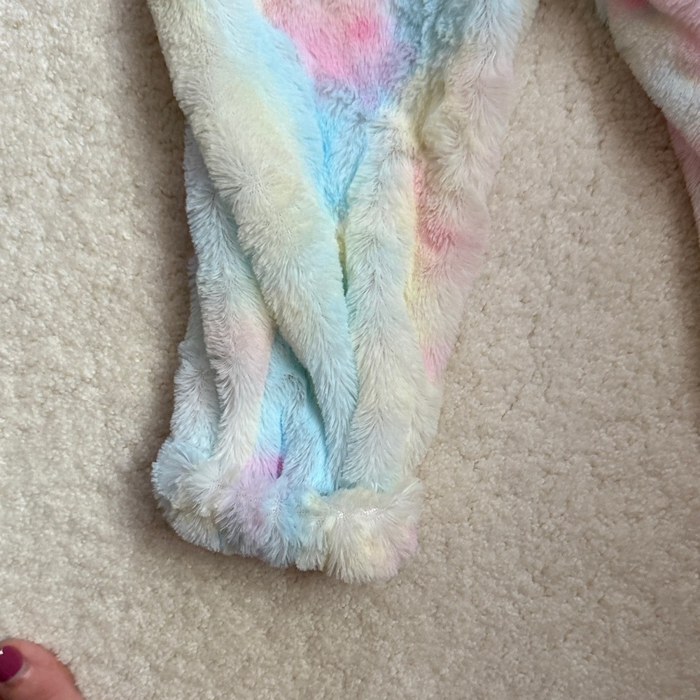 Target Kids Unicorn Costume - Pastel Rainbow (Pink Hood) - Picture 2 of 8